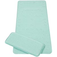 Clevamama 7403 Alfombra Antideslizante y Colchoneta Salva Rodillas- Aqua